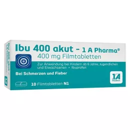 IBU 400 επικαλυμμένα με λεπτό υμένιο δισκία akut-1A Pharma, 10 τεμ