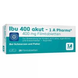 IBU 400 επικαλυμμένα με λεπτό υμένιο δισκία akut-1A Pharma, 20 τεμ