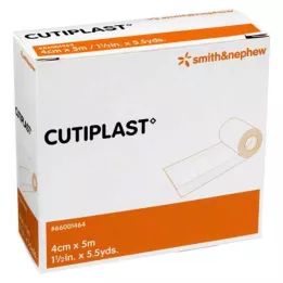 CUTIPLAST επίδεσμος τραυμάτων 4 cmx5 m σε διανομέα, 1 P