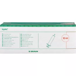 INJEKT Solo σύριγγα 10 ml Luer eccentric PVC-fr., 100X10 ml