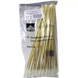 WATTESTÄBCHEN Ξύλινη μεγάλη κεφαλή 25 cm, 50 τεμ