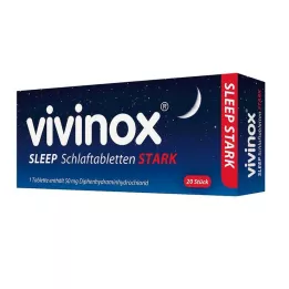 VIVINOX Ταμπλέτες ύπνου δυνατά, 20 τεμ