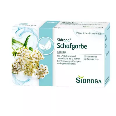 SIDROGA Σακουλάκια φίλτρου τσαγιού Yarrow, 20Χ1,5 γρ