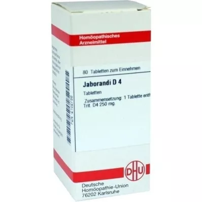 JABORANDI D 4 ταμπλέτες, 80 τεμ JABORANDI D 4 ταμπλέτες, 80 τεμ