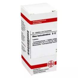 RHUS TOXICODENDRON D 12 ταμπλέτες, 80 τεμ