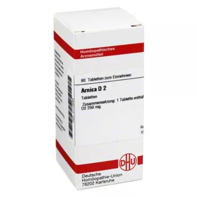 ARNICA D 2 ταμπλέτες, 80 τεμ ARNICA D 2 ταμπλέτες, 80 τεμ