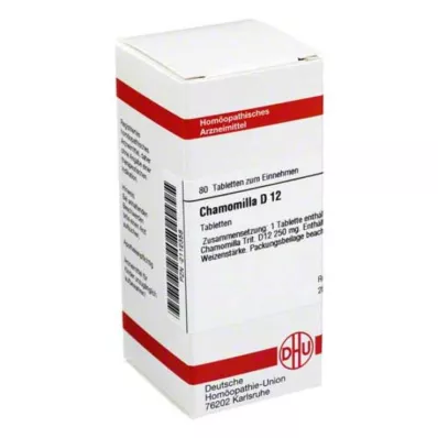 CHAMOMILLA D 12 ταμπλέτες, 80 τεμ CHAMOMILLA D 12 ταμπλέτες, 80 τεμ