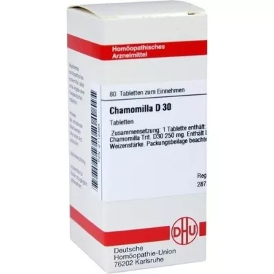 CHAMOMILLA D 30 ταμπλέτες, 80 τεμ CHAMOMILLA D 30 ταμπλέτες, 80 τεμ