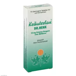 KRÄUTERLAX Dr.Henk 15 mg φυτικά δισκία για καθαρτικά, 10 τεμ