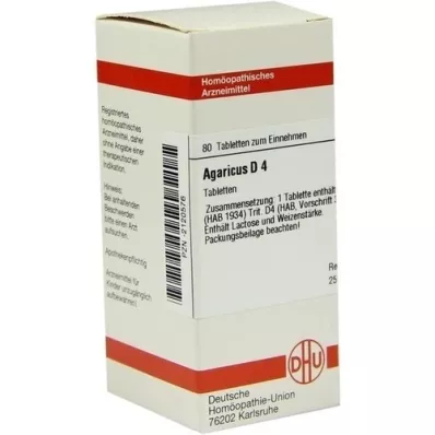 AGARICUS D 4 ταμπλέτες, 80 τεμ