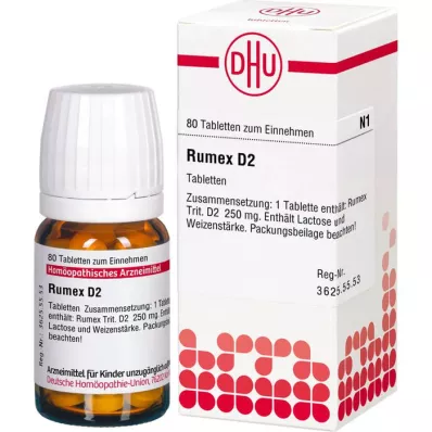 RUMEX D 2 ταμπλέτες, 80 τεμ