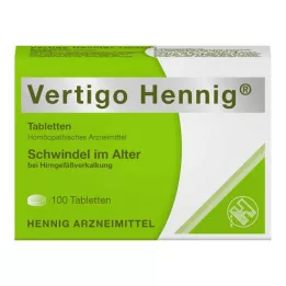 VERTIGO HENNIG Ταμπλέτες, 100 τεμ