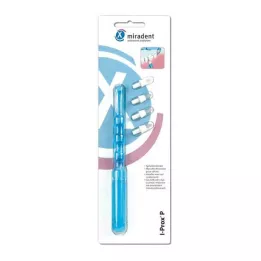 MIRADENT Κιτ βούρτσας με μυτερό I-Prox P tra.blue 1H.4B., 1 τεμ