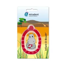 MIRADENT Παιδική οδοντόβουρτσα εκμάθησης Infant-O-Brush κόκκινο, 1 τεμάχιο