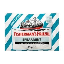 Παστίλιες Fishermans Friend Spearmint χωρίς ζάχαρη, 25 γρ