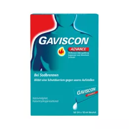 GAVISCON Advance Peppermint Suspension, 12X10 ml