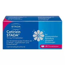 CETIRIZIN STADA 10 mg επικαλυμμένα με λεπτό υμένιο δισκία, 20 τεμ