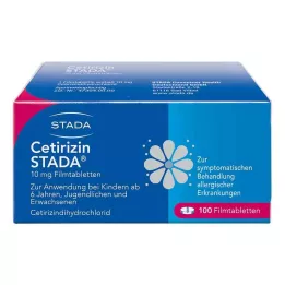 CETIRIZIN STADA 10 mg επικαλυμμένα με λεπτό υμένιο δισκία, 100 τεμ