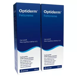 OPTIDERM Κρέμα λιπαρών, 2Χ100 γρ
