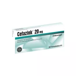 CEFAZINK 20 mg επικαλυμμένα με λεπτό υμένιο δισκία, 20 τεμ