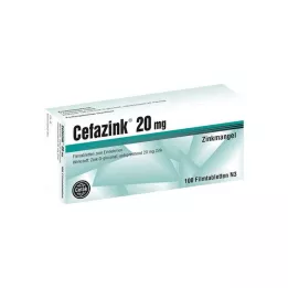 CEFAZINK 20 mg επικαλυμμένα με λεπτό υμένιο δισκία, 100 τεμ