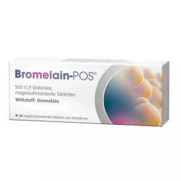 BROMELAIN POS γαστροανθεκτικά δισκία, 30 τεμ