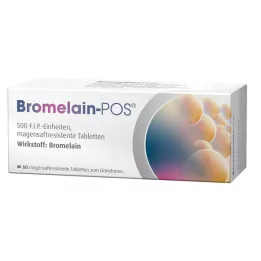 BROMELAIN POS γαστροανθεκτικά δισκία, 60 τεμ