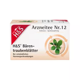 H&amp;S Σακουλάκια φίλτρου Bearberry, 20Χ2,7 γρ