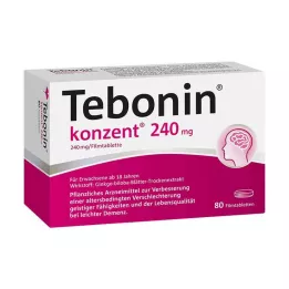 TEBONIN konzent 240 mg επικαλυμμένα με λεπτό υμένιο δισκία, 80 τεμ
