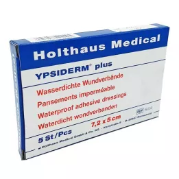 YPSIDERM plus επίδεσμος τραυμάτων 5x7,2 cm, 5 τεμ