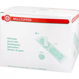 TUPFER Σετ 2+3 αποστειρωμένο, 25 τεμ