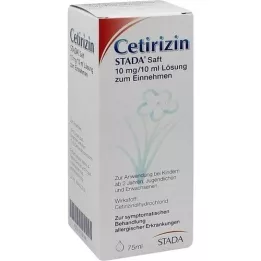 CETIRIZIN STADA Χυμός 10 mg/10 ml, 75 ml