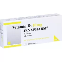 VITAMIN B2 δισκία Jenapharm 10 mg, 20 τεμ
