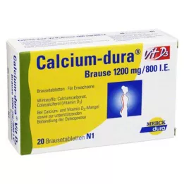 CALCIUM DURA Vit D3 αναβράζον 1200 mg/800 I.E., 20 τεμ