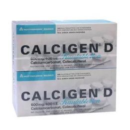 CALCIGEN D 600 mg/400 I.E μασώμενα δισκία, 200 τεμ