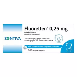 FLUORETTEN Δισκία 0,25 mg, 300 τεμ