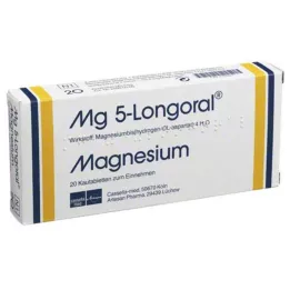 MG 5 LONGORAL μασώμενα δισκία, 20 τεμ