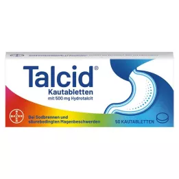 TALCID Μασώμενα δισκία, 50 τεμ