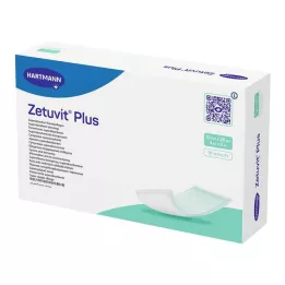 ZETUVIT Επιπλέον ισχυρή κομπρέσα αναρρόφησης αποστειρωμένη 10x20 cm, 10 τεμ