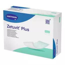 ZETUVIT Plus εξαιρετικά ισχυρή απορροφητική κομπρέσα αποστειρωμένη 20x25 cm, 10 τμχ