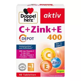 DOPPELHERZ Ταμπλέτες C+Zinc+E Depot, 40 τεμ