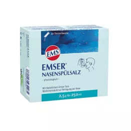 EMSER Φιάλη φυσιολογικού αλατιού ρινικής έκπλυσης, 20 τεμ