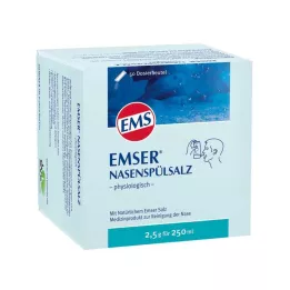 EMSER Φιάλη φυσιολογικού αλατιού ρινικής έκπλυσης, 50 τεμ