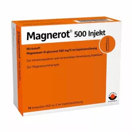 MAGNEROT 500 ενέσιμες αμπούλες, 10Χ5 ml