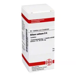 ALLIUM SATIVUM D 6 ταμπλέτες, 80 τεμ