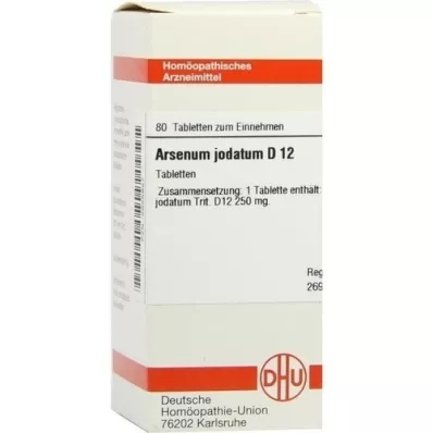ARSENUM JODATUM D 12 ταμπλέτες, 80 τεμ ARSENUM JODATUM D 12 ταμπλέτες, 80 τεμ