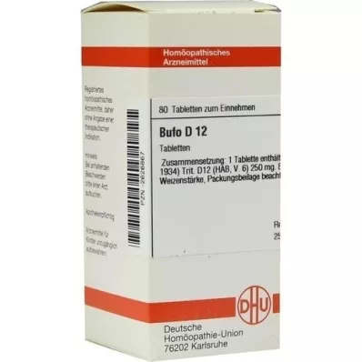 BUFO D 12 ταμπλέτες, 80 τεμ BUFO D 12 ταμπλέτες, 80 τεμ