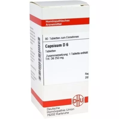 CAPSICUM D 6 ταμπλέτες, 80 τεμ