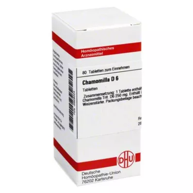 CHAMOMILLA D 6 ταμπλέτες, 80 τεμ