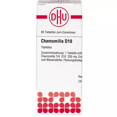 CHAMOMILLA D 10 ταμπλέτες, 80 τεμ CHAMOMILLA D 10 ταμπλέτες, 80 τεμ